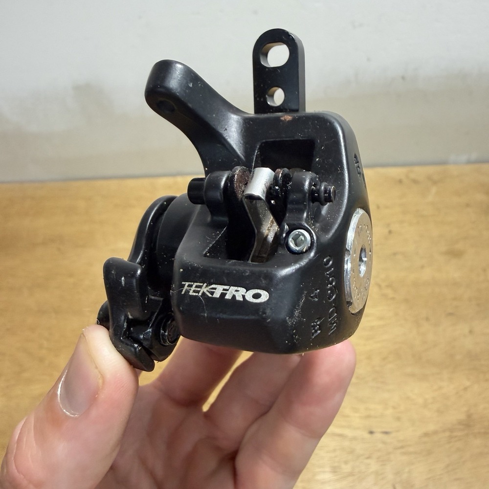 Tektro MD-C510 Mechanical Disc Brake Caliper Flat Mount F160 Adapter Road Gravel